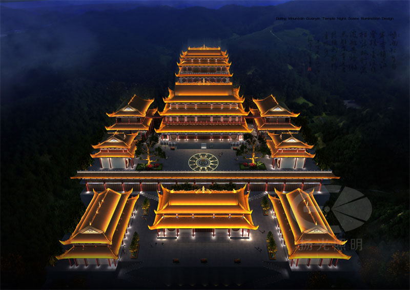 寺廟景觀照明設計 寺廟景觀照明設計
