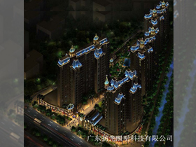 保利（lì）地產：廣州香檳公寓夜景（jǐng）照明工程