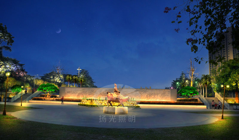 城市廣(guǎng)場(chǎng)景(jǐng)觀照明 城市廣場景觀照明