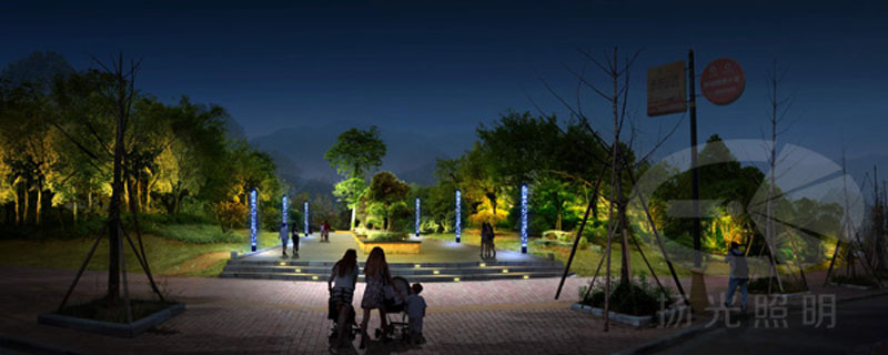 城市（shì）廣場景觀亮化設計