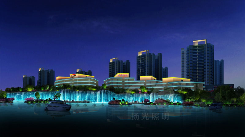 河（hé）岸景觀（guān）照明效果圖