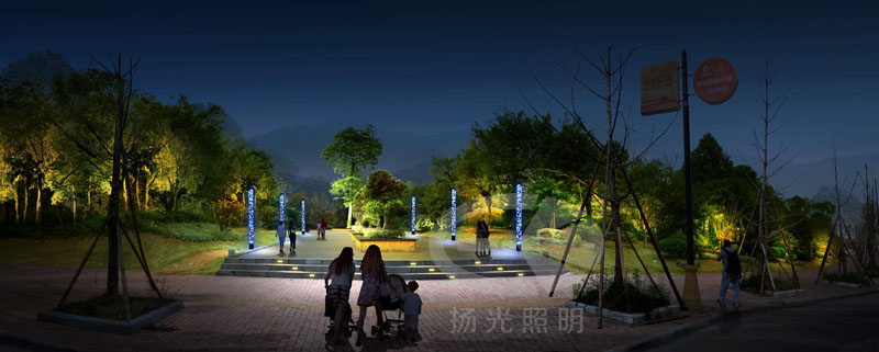 公園照明（míng）設（shè）計效果圖