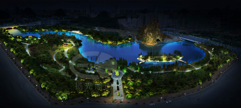 公園照明設計效果（guǒ）圖