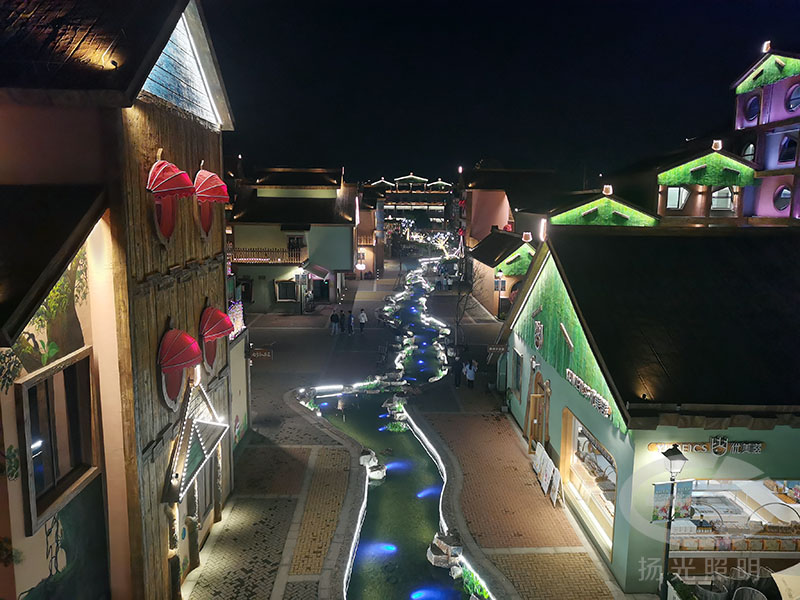 旅遊（yóu）城鎮景觀照明實拍圖