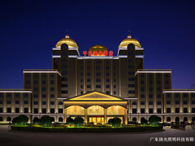梅（méi）州千江溫泉酒店夜景（jǐng）照明