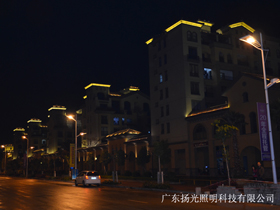 陽江（jiāng）馬德裏夜景照明工程（chéng）實拍