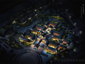 雲浮禪泉酒店夜（yè）景照明設計
