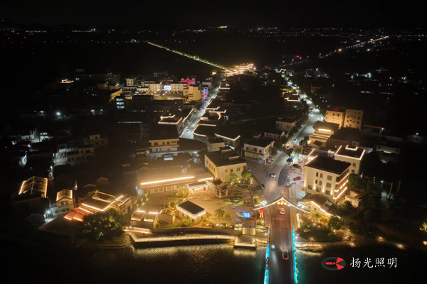 海豐（fēng）鷺影禾香鄉村示範基地夜景照明設計施工