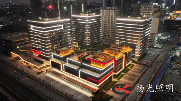 白雲湖濱未來科技產業園（yuán）亮化工程設計（jì）施工（gōng）