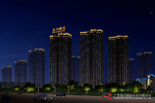 聯華國際：東莞（wǎn）皇馬酈宮夜景照明