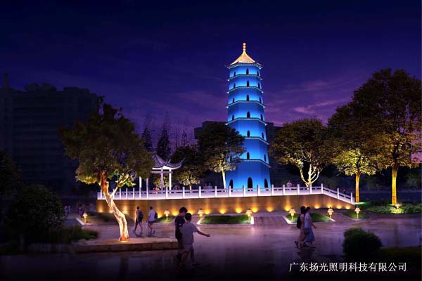 揚（yáng）州文昌（chāng）閣古建築照明