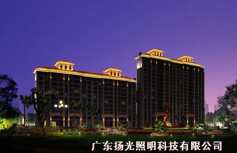 建工集團：四會（huì）翡翠山河戶外亮化工程