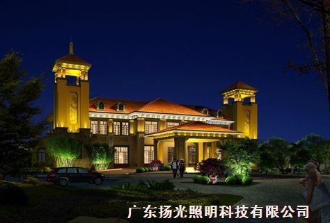 嘉宏：四會翡（fěi）翠山河酒店樓（lóu）體亮化
