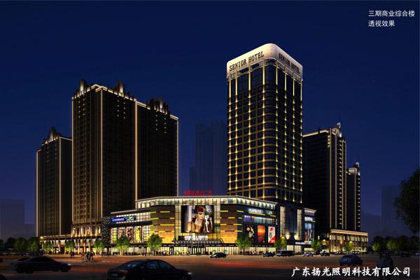 肇慶華生中心夜景照明工（gōng）程
