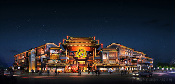 廣西桂林陽朔戲（xì）樓夜（yè）景（jǐng）照明設計（jì）