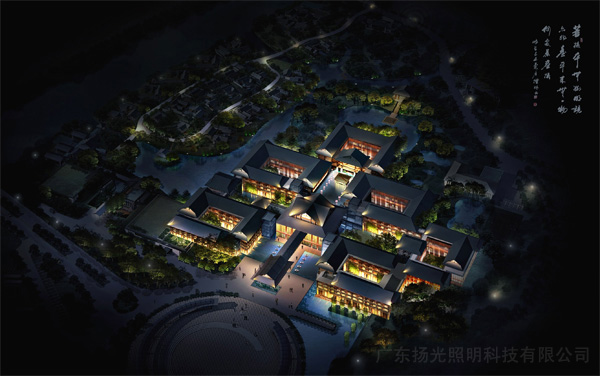 雲浮禪泉酒店夜景照明設計