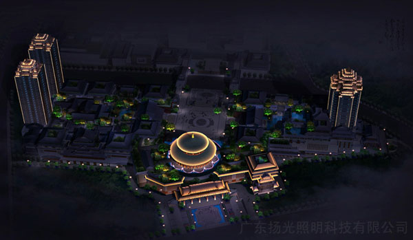 中山紅（hóng）木（mù）博覽城夜景照明