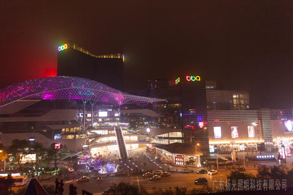 湖南步步高商業綜合體（tǐ）夜景照明工程（chéng）