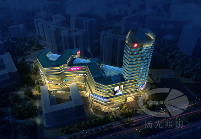 珠海•融德商業廣場（chǎng）景（jǐng）觀藝術照明設計
