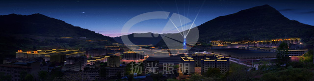 重慶雲陽工業（yè）園區夜景照明設計